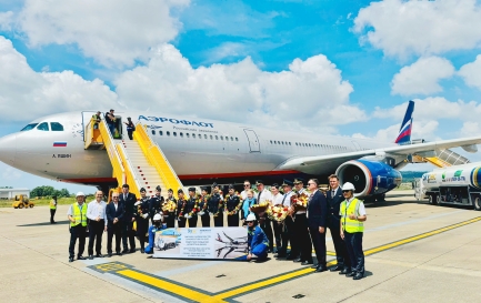 SKYPEC TIẾP TỤC CHÀO ĐÓN HÃNG HÀNG KHÔNG AEROFLOT MỞ ĐƯỜNG BAY TỚI ĐẢO NGỌC PHÚ QUỐC